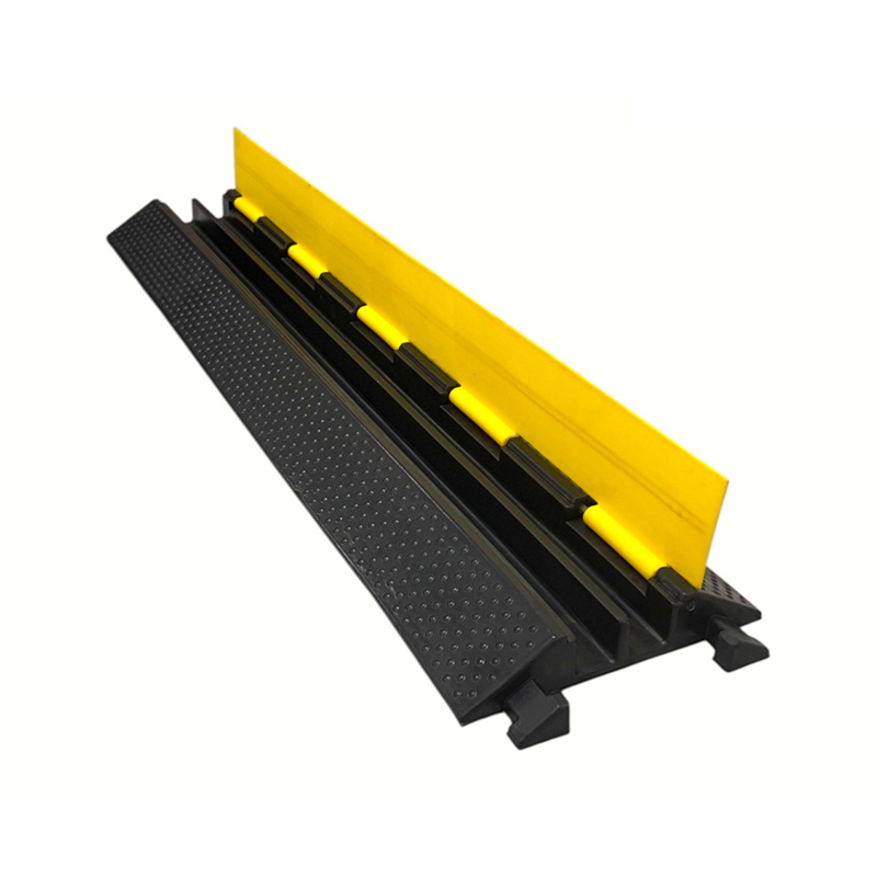 لاستیکی پایه مهندسی - روکش زرد 2 کاناله - محافظ کابل سنگین