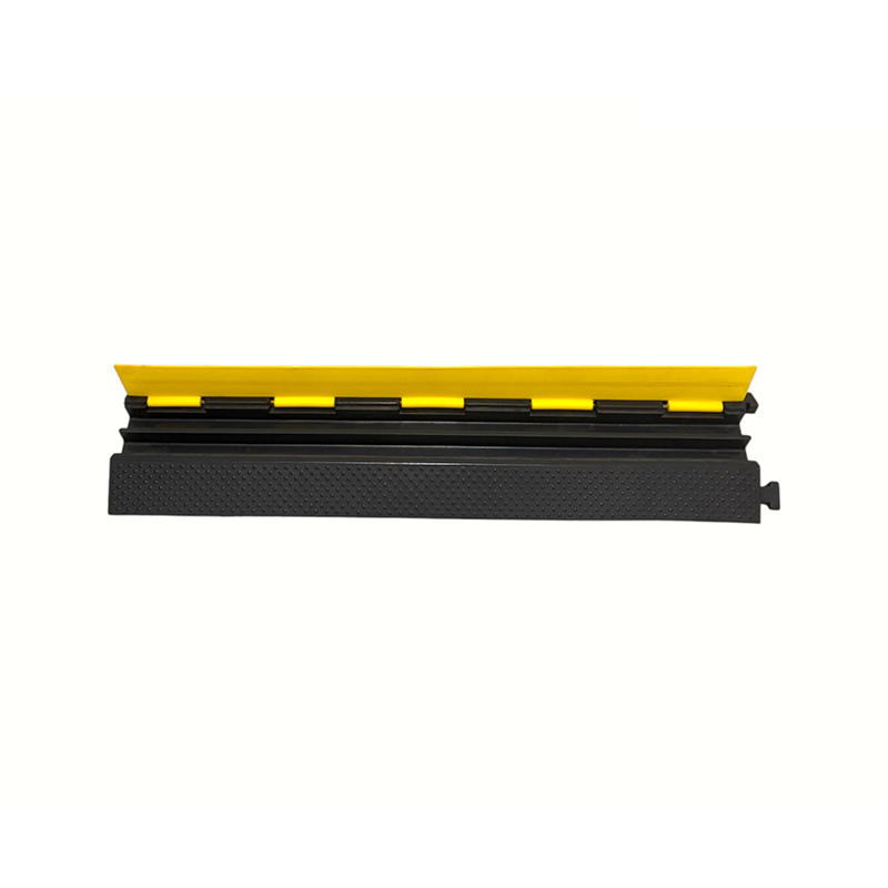 لاستیکی پایه مهندسی - روکش زرد 2 کاناله - محافظ کابل سنگین