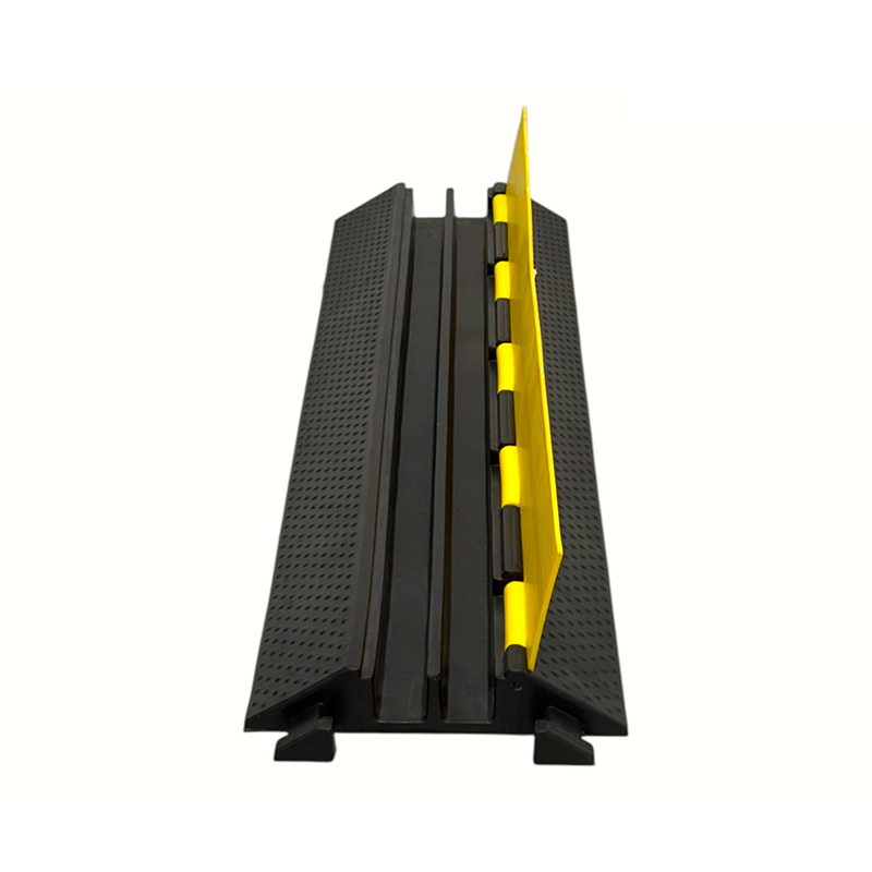 لاستیکی پایه مهندسی - روکش زرد 2 کاناله - محافظ کابل سنگین