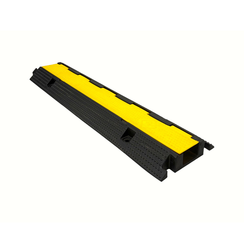 محافظ کابل تقویت شده تک کاناله سبک وزن لاستیکی مقاوم در برابر سایش با قابلیت ارتجاعی بالا با سطح شیب دار