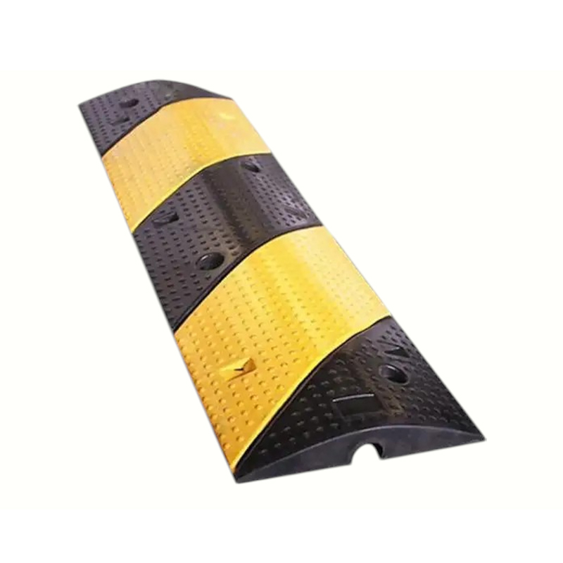سرعت گیر لاستیکی فشرده سازی با استحکام بالا با دو کانال کابل پایین