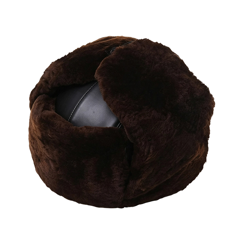 کلاه ایمنی ضد سرما با روکش ترمه پشم واقعی
