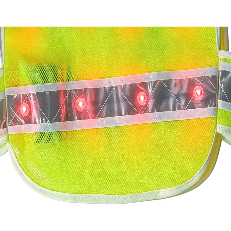 جلیقه ایمنی انعکاسی LED روشن فعال