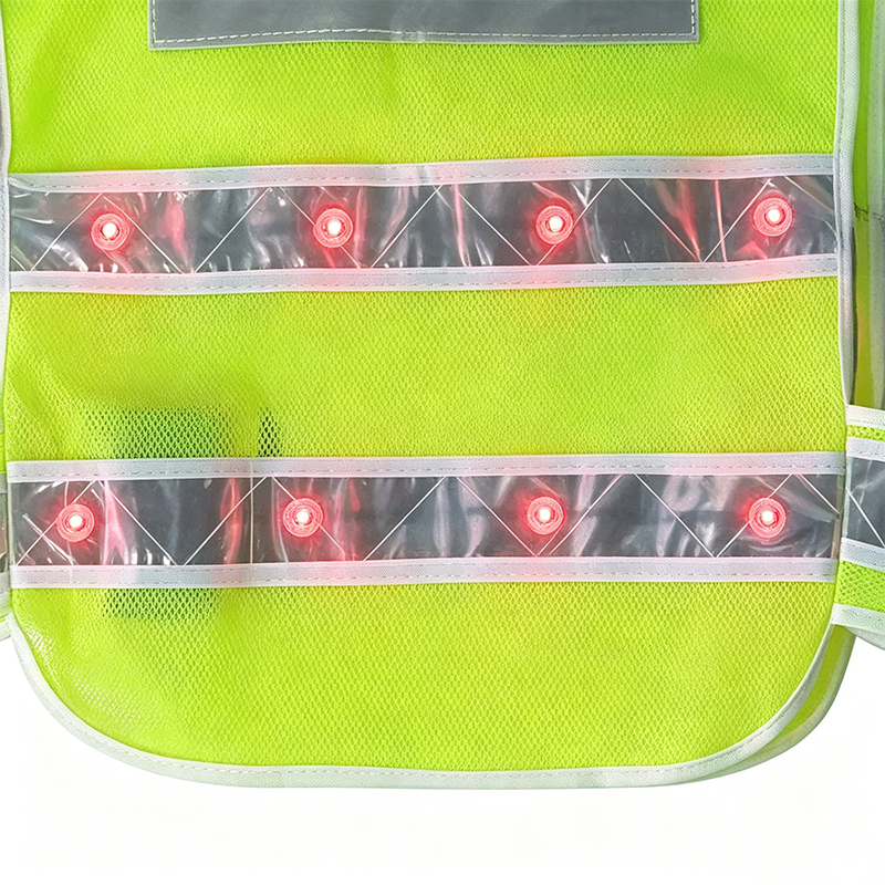 جلیقه ایمنی انعکاسی LED روشن فعال